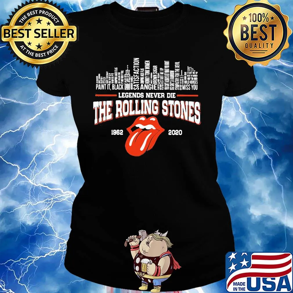 Legends never die the rolling stones 1962 2020 s Ladies tee