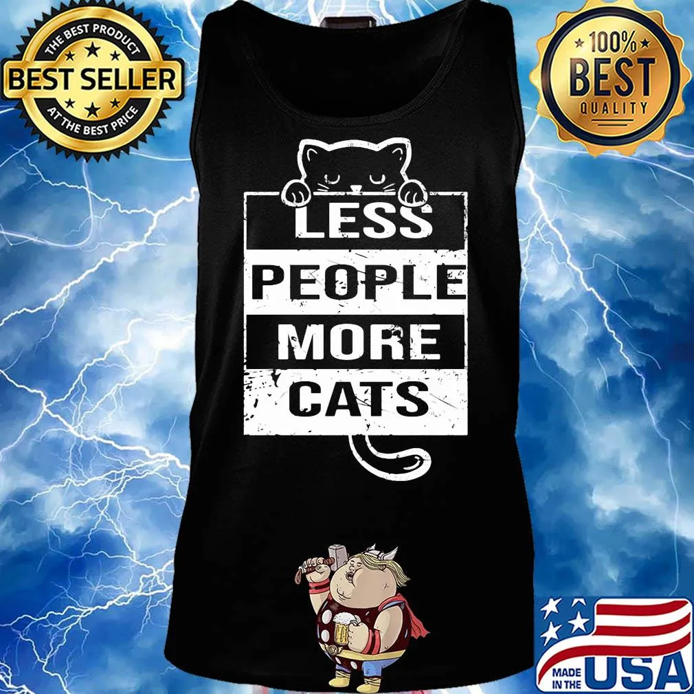 Less people more cats s Tank top