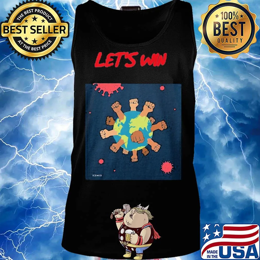 Let's win Covid-19 earth s Tank top