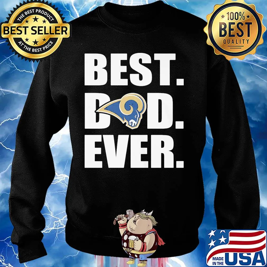Los angeles rams best dad ever happy father's day s Sweater