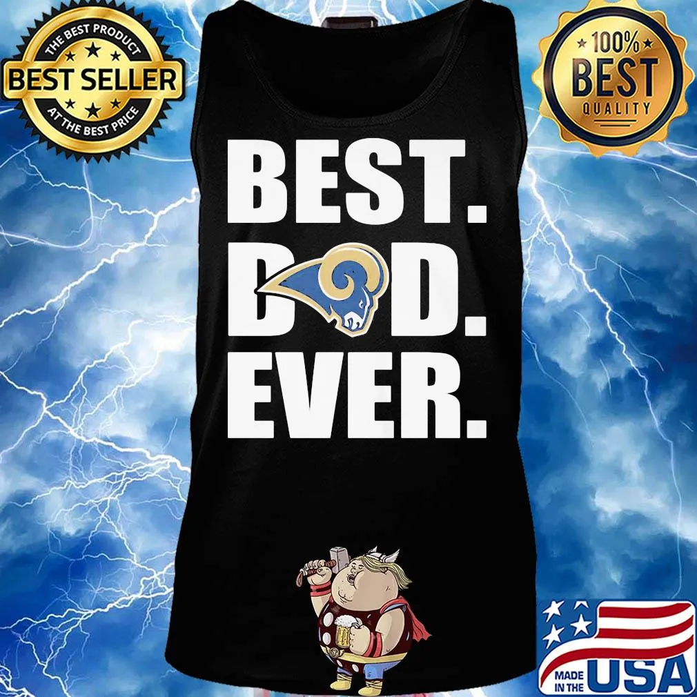 Los angeles rams best dad ever happy father's day s Tank top