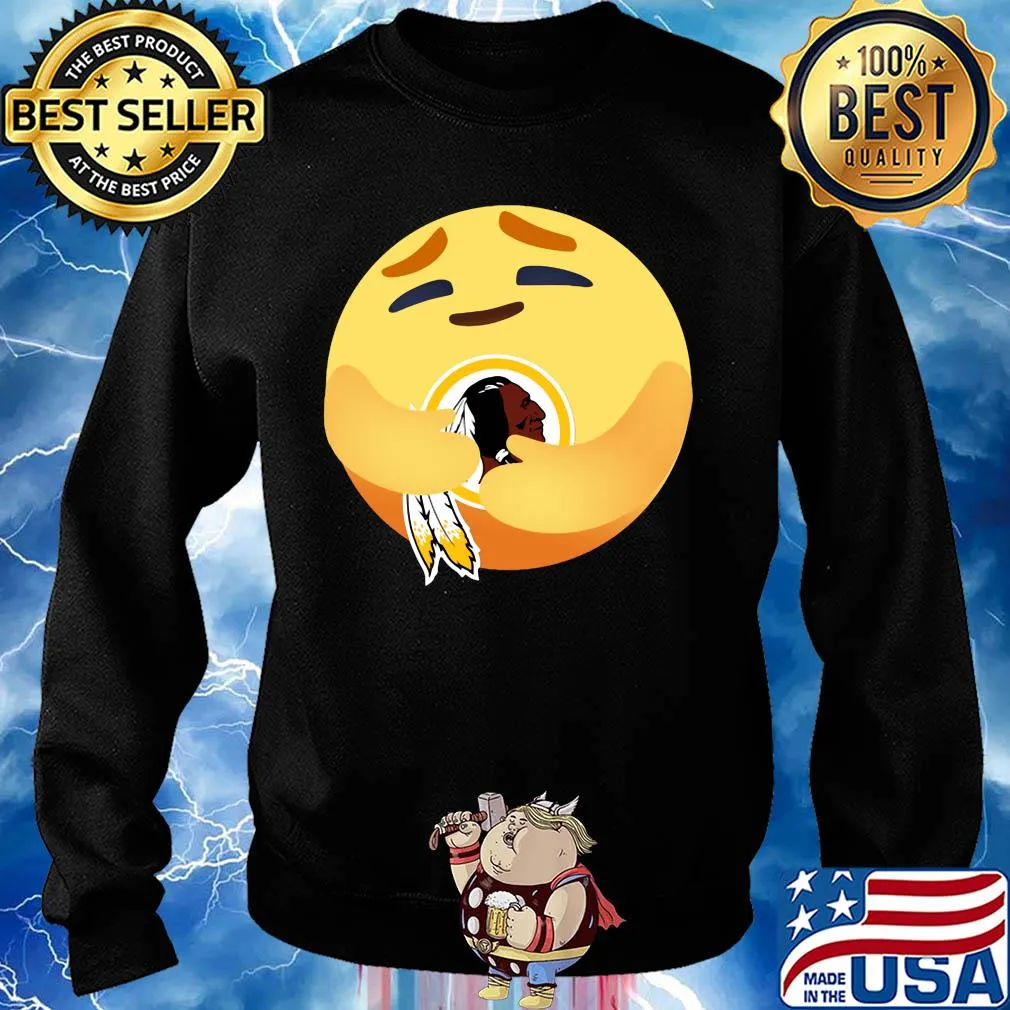 Love the washington redskins love hug facebook care emoji s Sweater