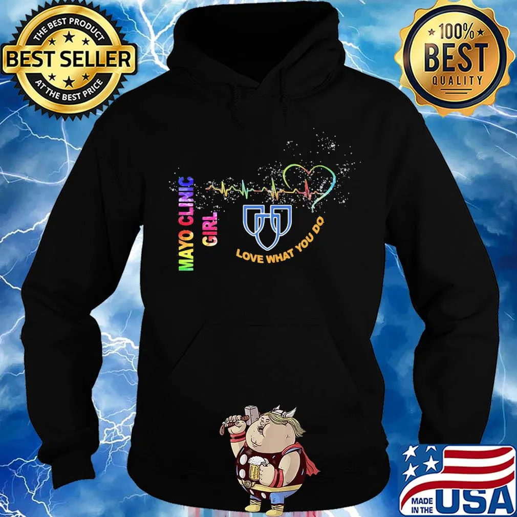 Mayo clinic girl love what you do heartbeat s Hoodie