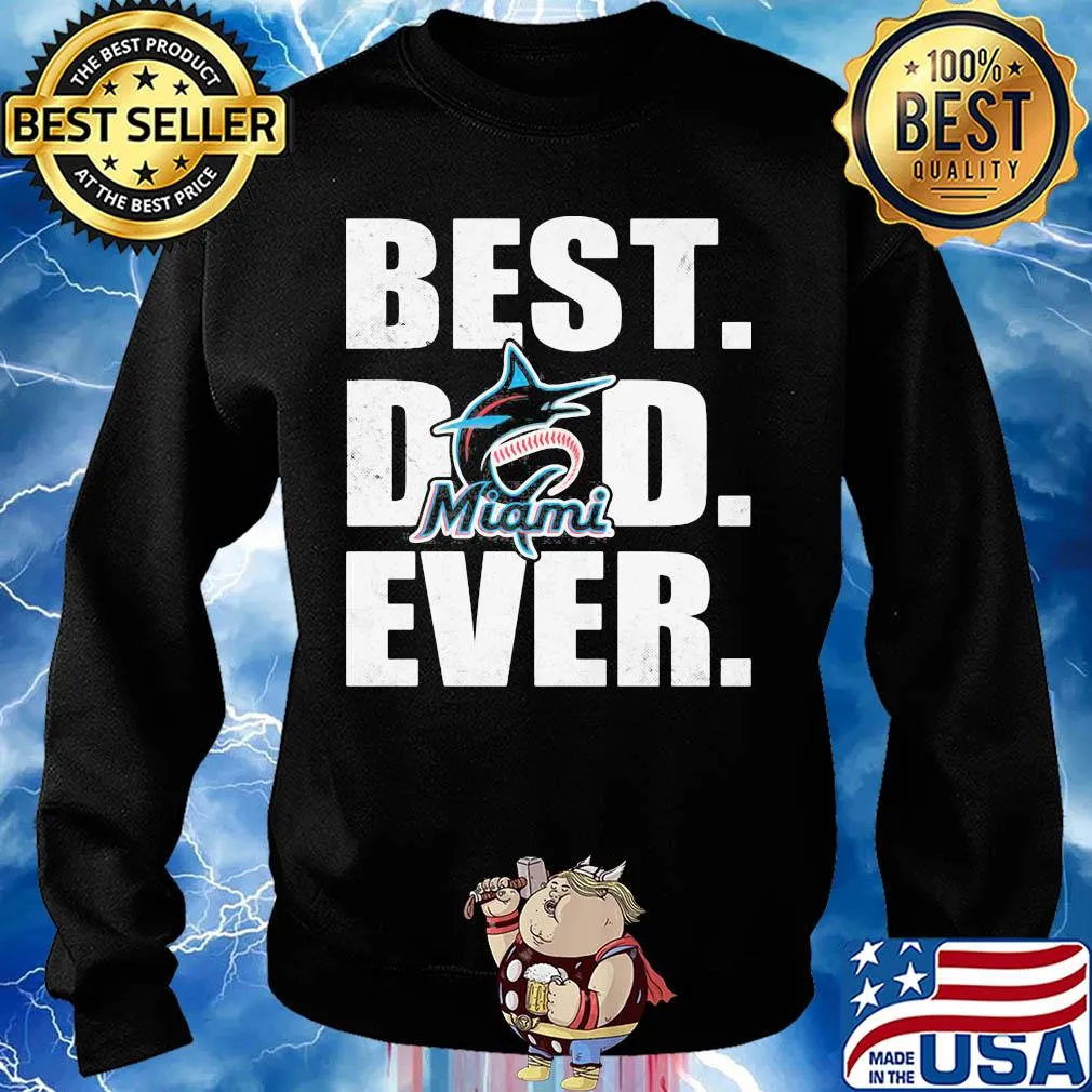 Miami marlins best dad ever happy father's day s Sweater
