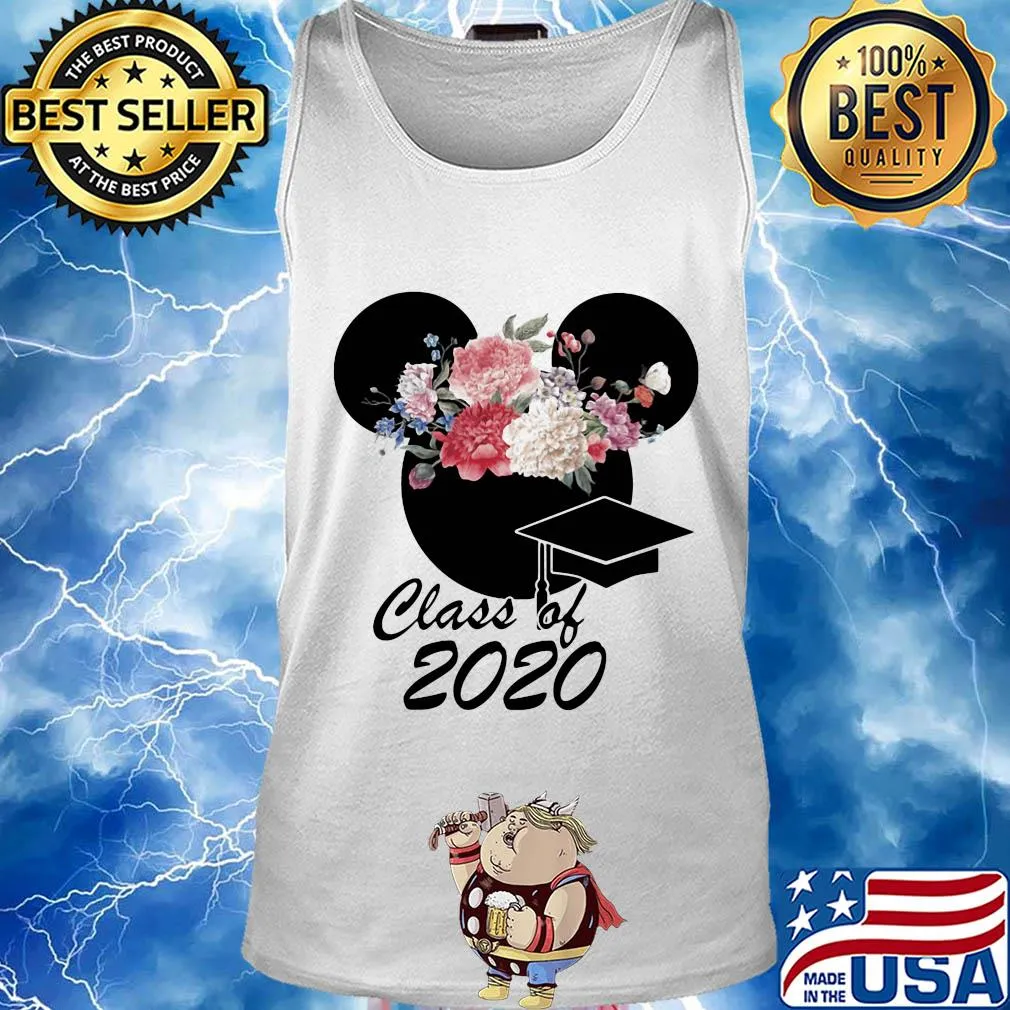 Mickey mouse class of 2020 flower s Tank top