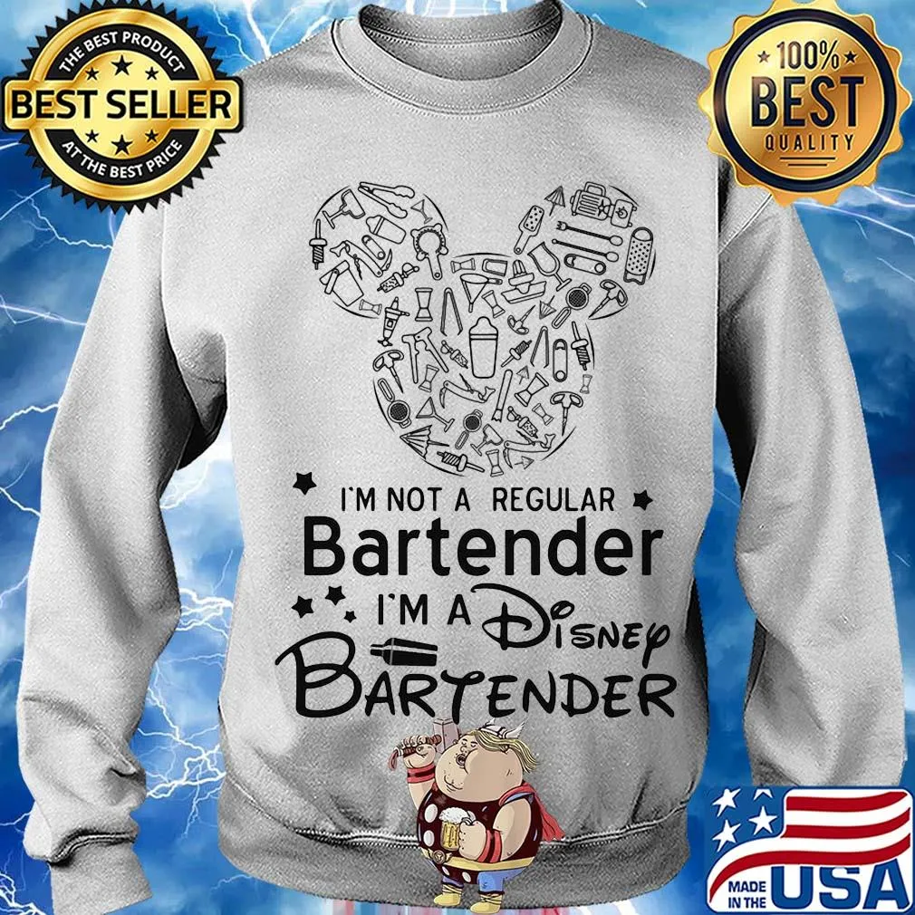 Mickey mouse I'm not a regular bartender I'm a disney bartender s Sweater