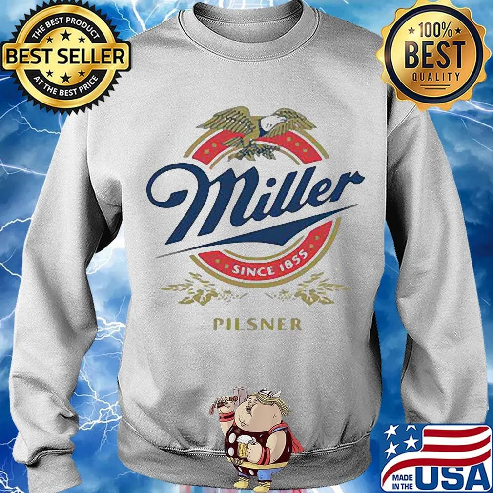 Miller since 1855 pilsner eagles logo s Sweater