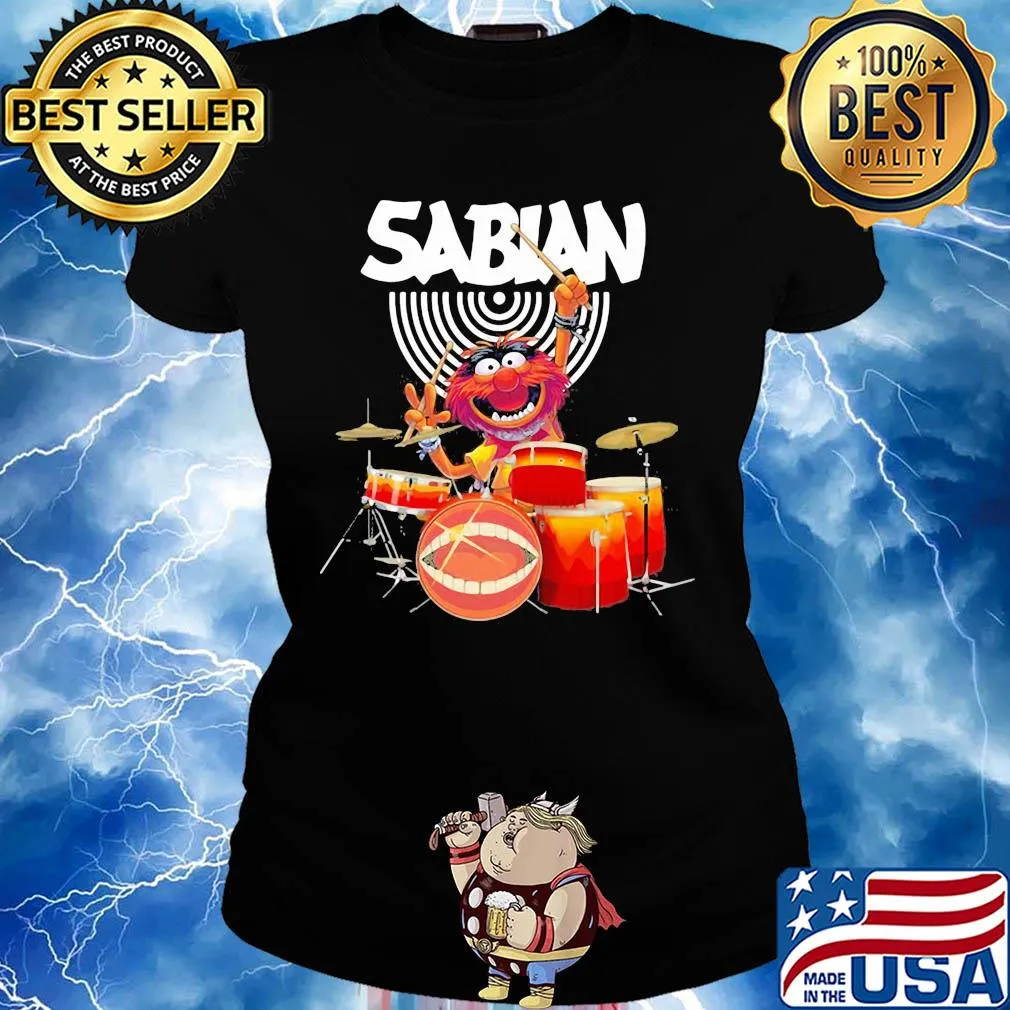 Muppet drummer sabian s Ladies tee