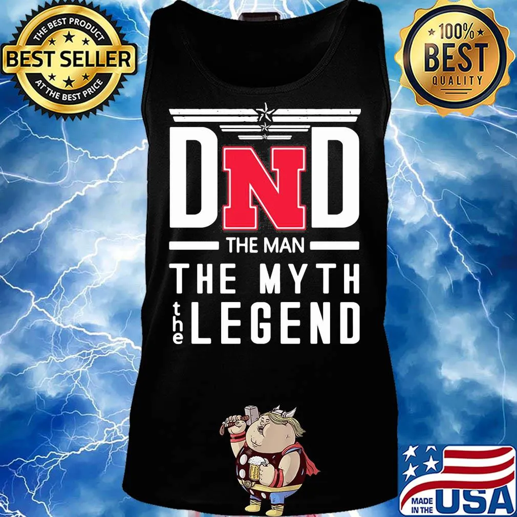Nebraska cornhuskers dad the man the myth legend happy father's day s Tank top