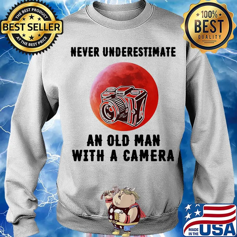 Never underestimate an old man with a came s Sweater