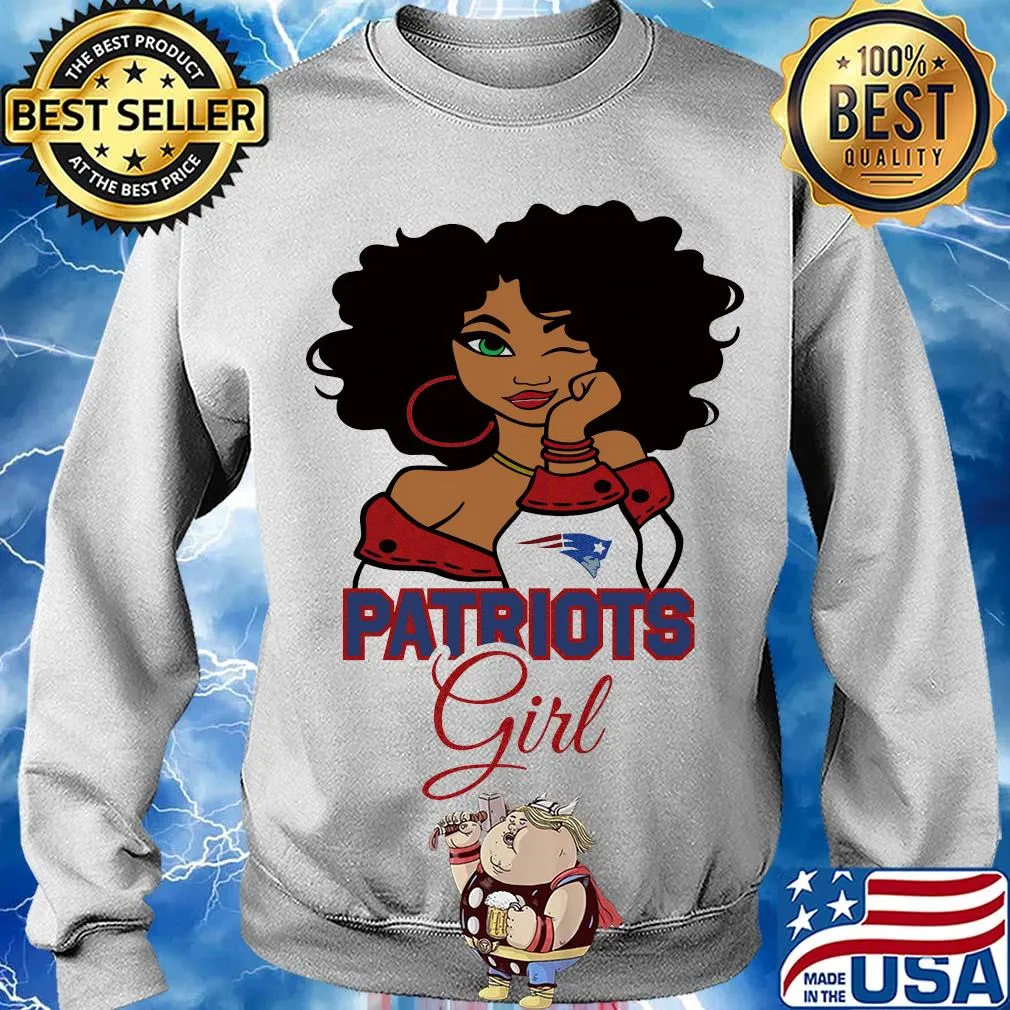 New England Patriots football black girl s Sweater