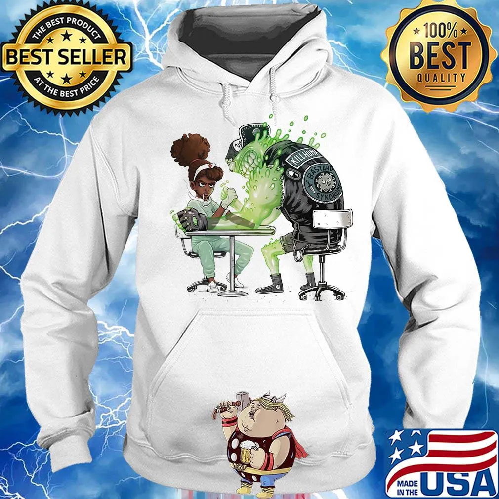 Nurse kill mask Covid-19 s Hoodie