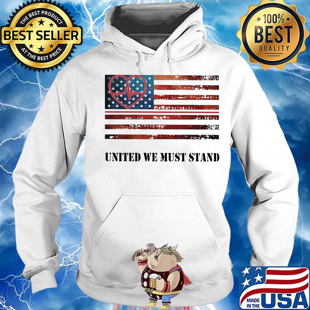 Nurse united we must stand american flag independence day s Hoodie