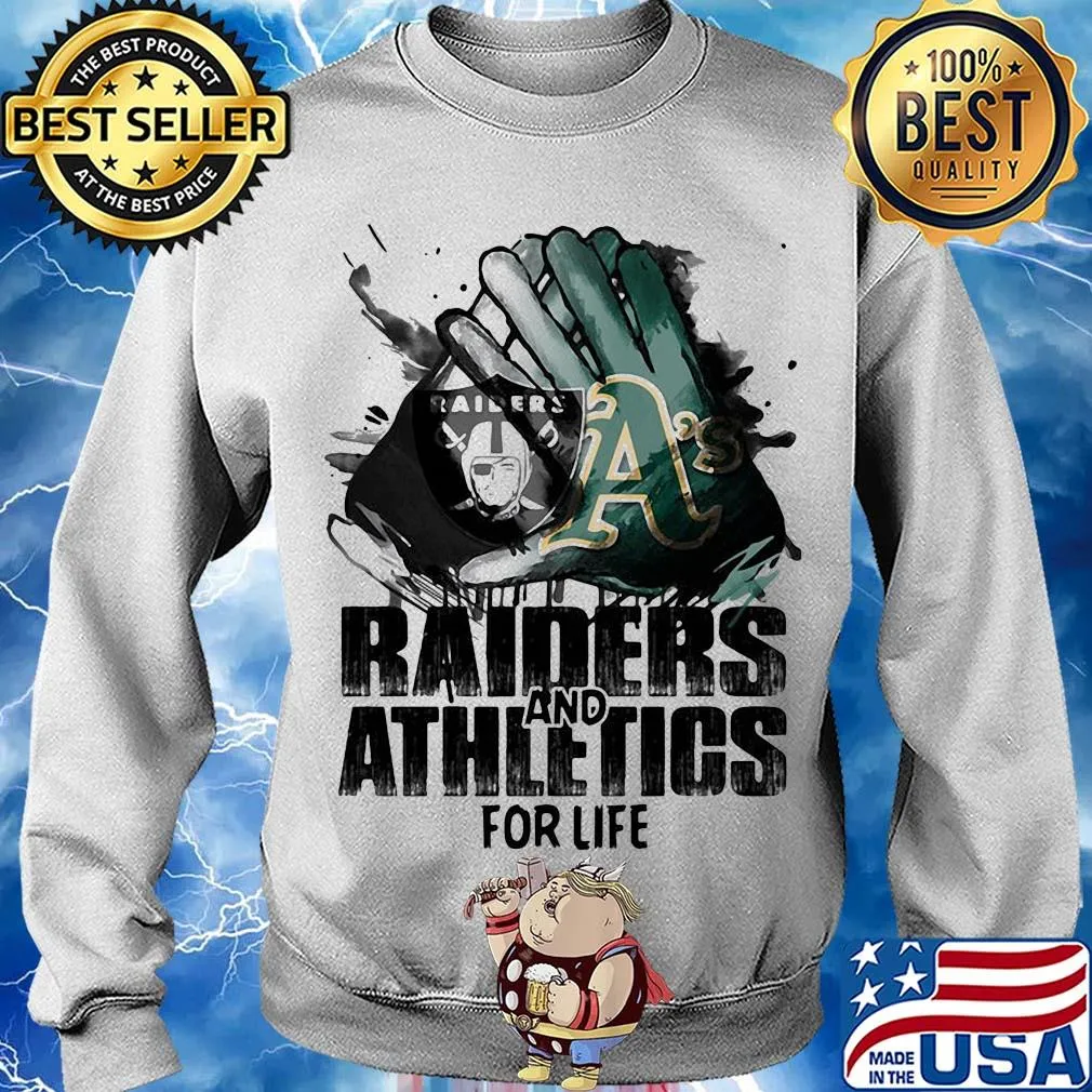 Oakland raiders and oakland athletics for life art s Sweater