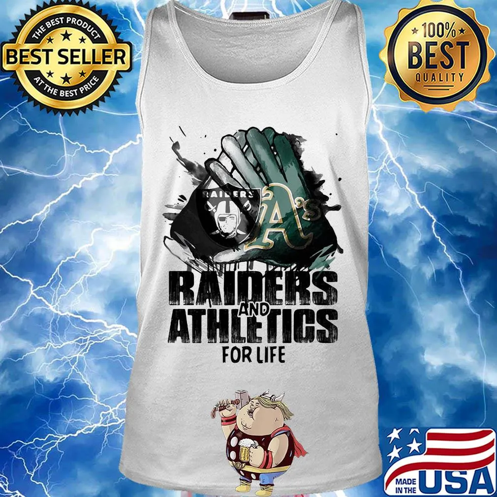 Oakland raiders and oakland athletics for life art s Tank top