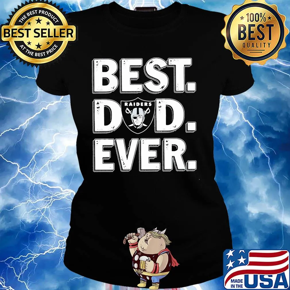 Oakland raiders best dad ever happy father's day s Ladies tee