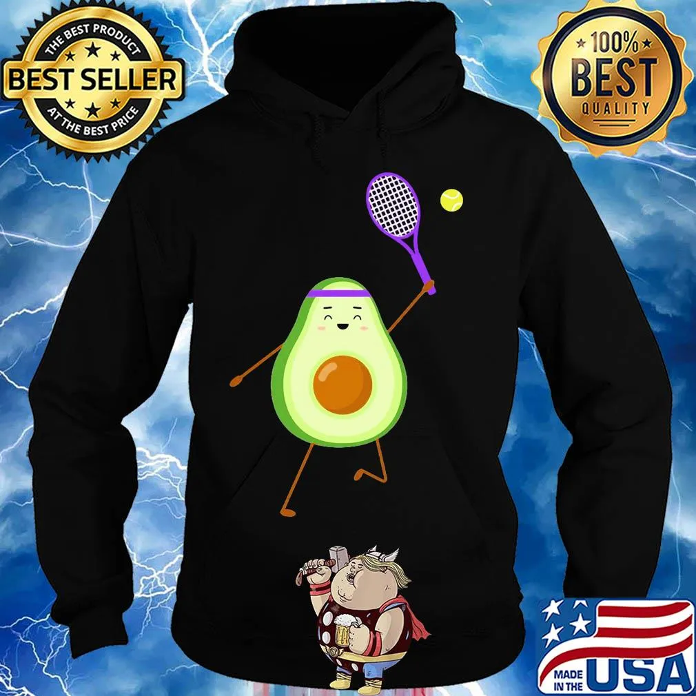Official Avocado play tennis s Hoodie