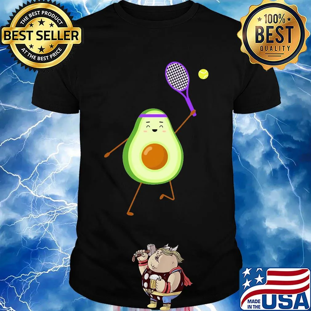 Official Avocado play tennis shirt