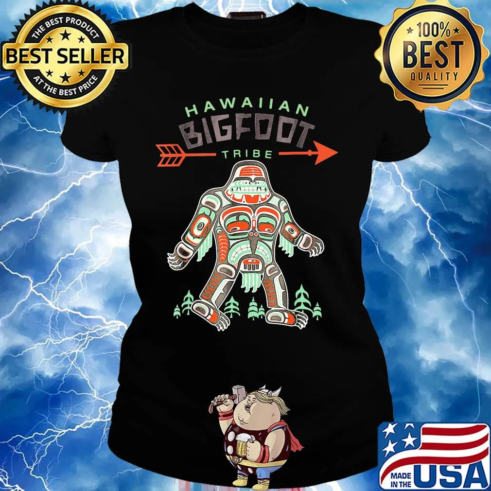 Official Hawaiian bigfoot tribe s Ladies tee