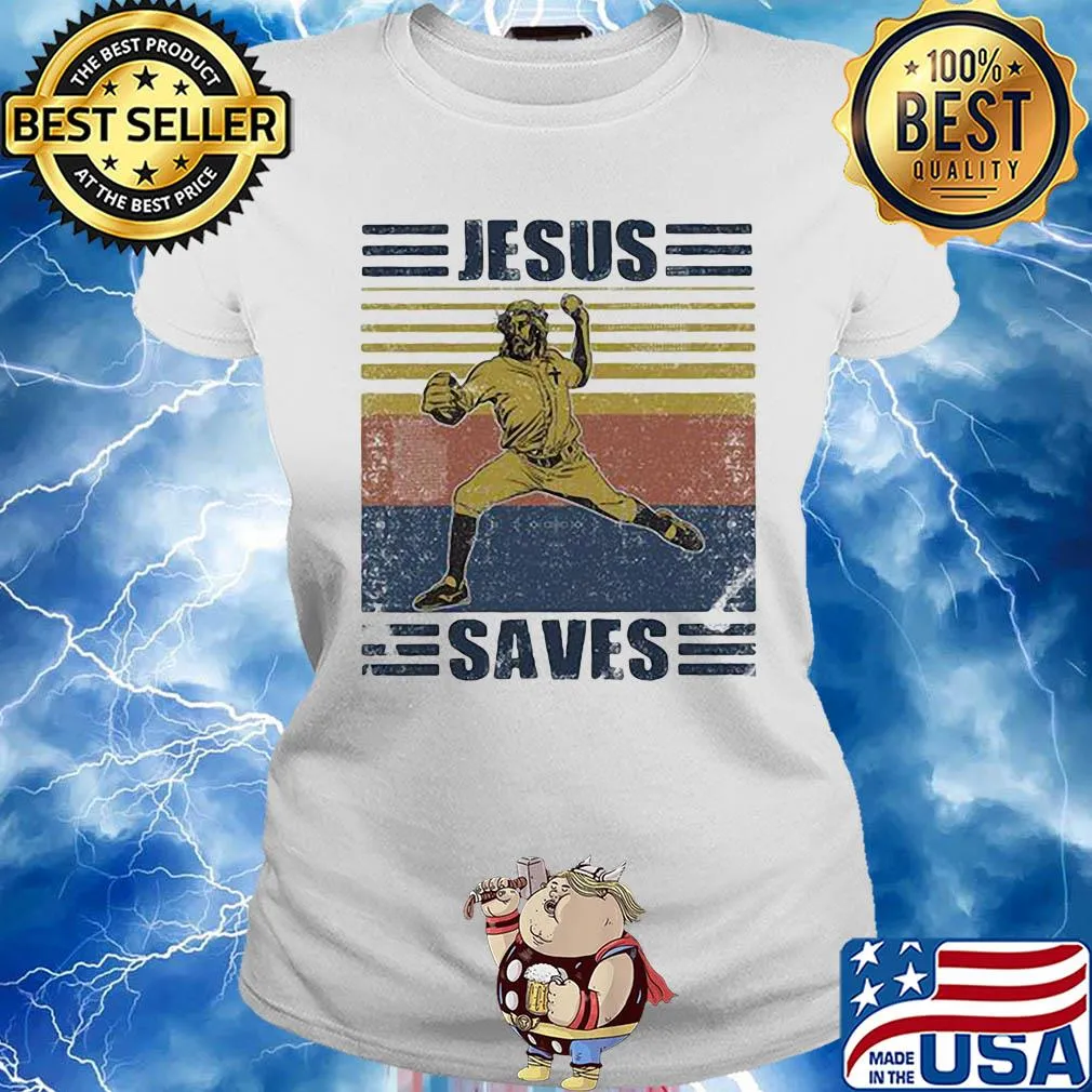 Official Jesus saves vintage s Ladies tee