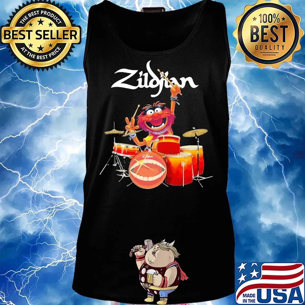 Official muppet drummer zildjian s Tank top