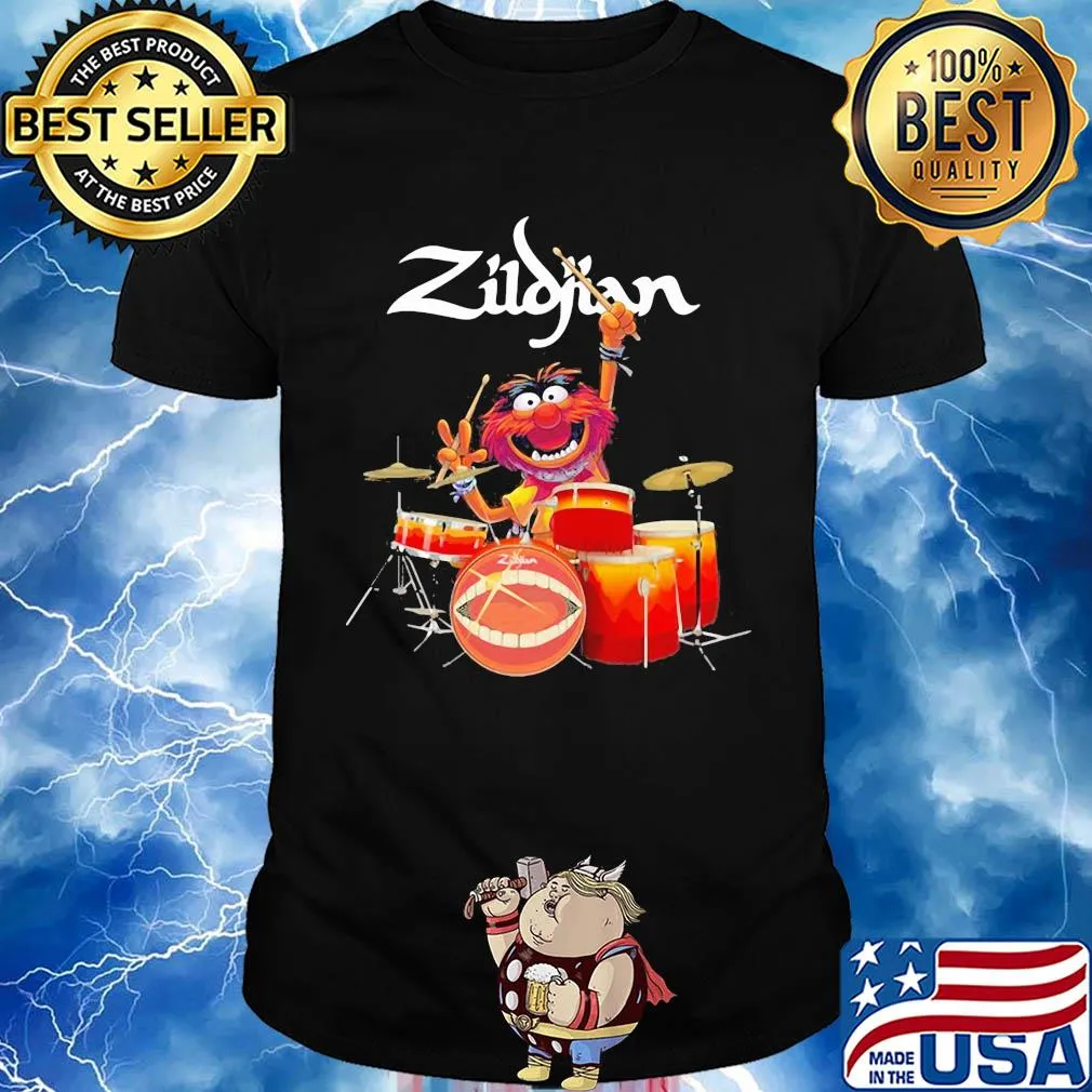 Official muppet drummer zildjian shirt