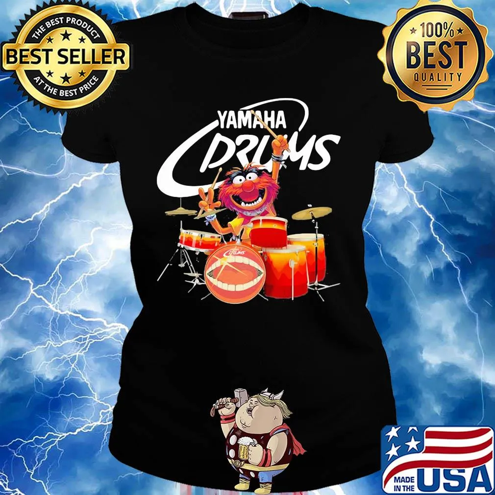 Official muppet yamaha drums s Ladies tee