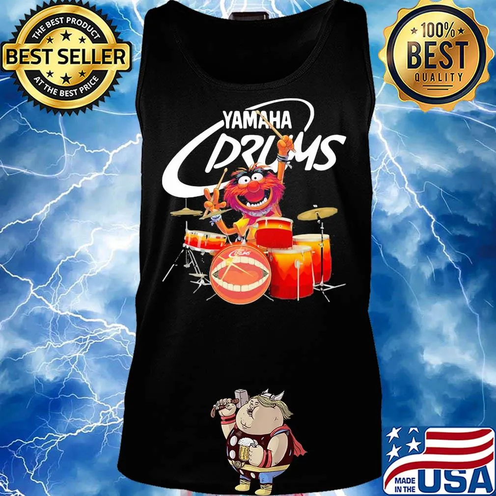 Official muppet yamaha drums s Tank top