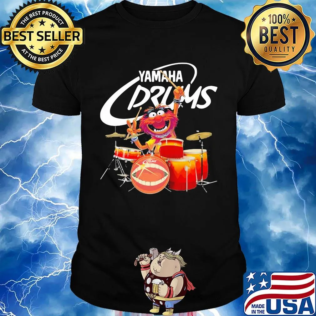 Official muppet yamaha drums shirt