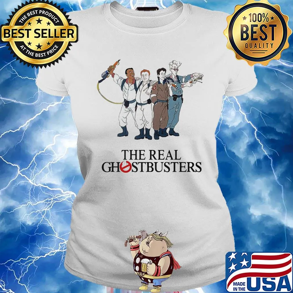 Official the real ghostbusters s Ladies tee
