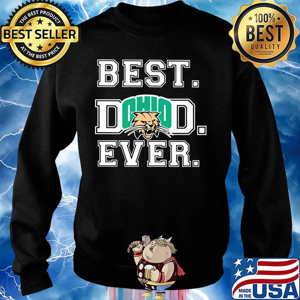 Ohio Bobcats best Dad ever s Sweater