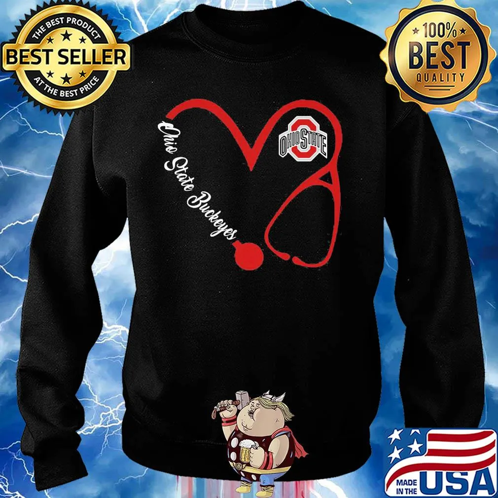 Ohio state buckeyes football stethoscope heart s Sweater