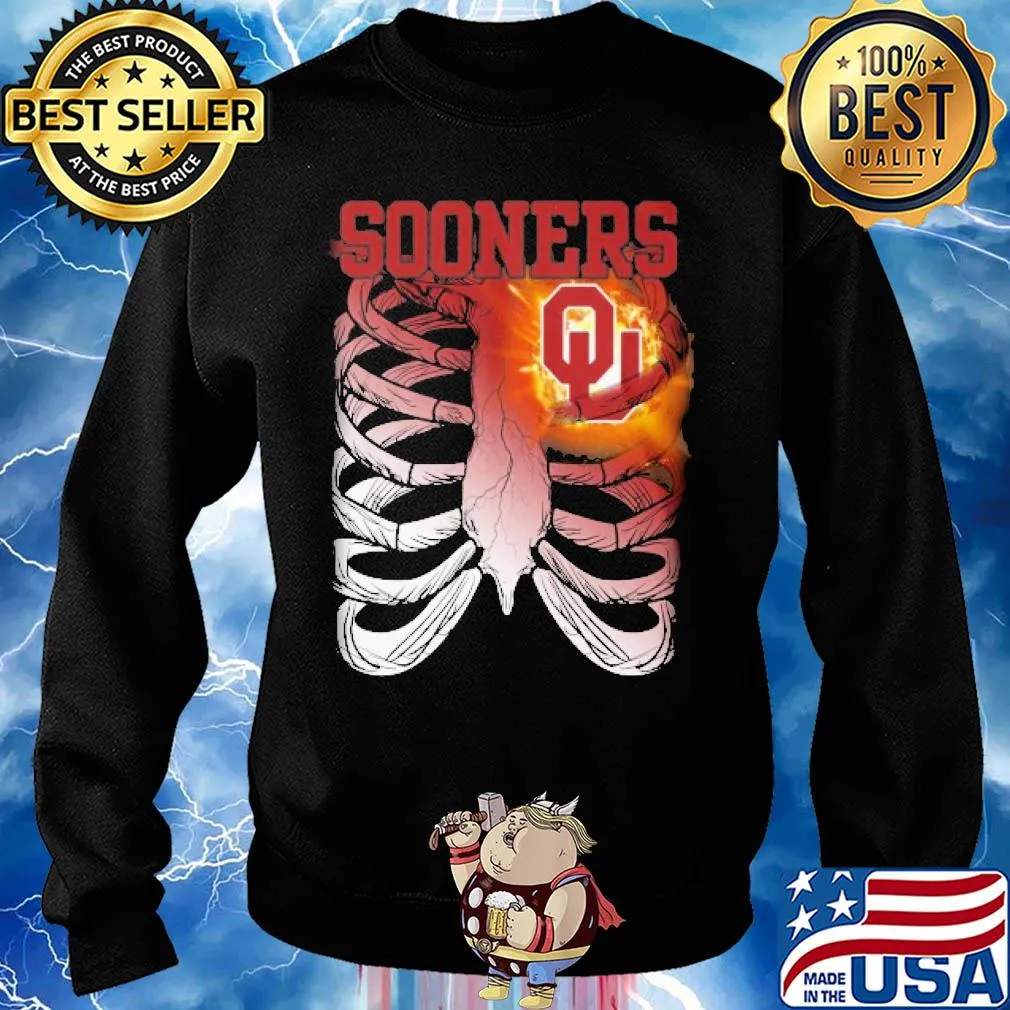 Oklahoma Sooners Bone heart s Sweater
