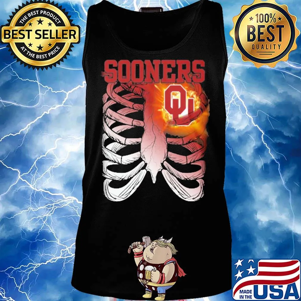 Oklahoma Sooners Bone heart s Tank top