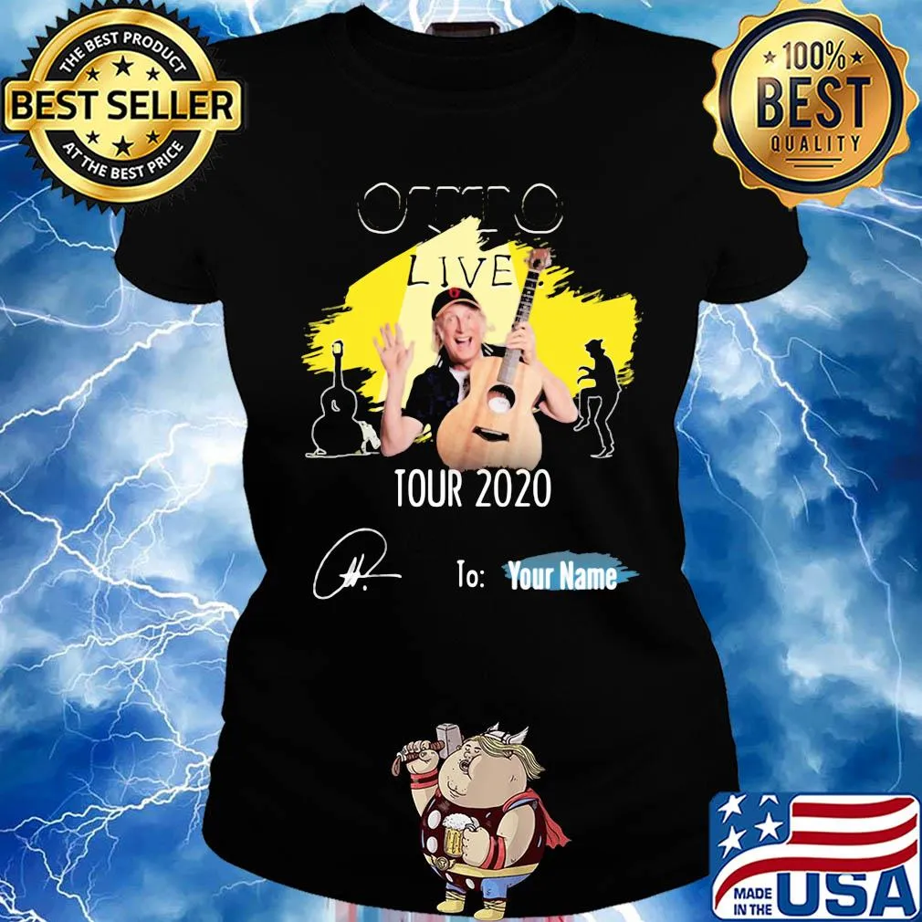 Otto flimm guitar live tour 2020 to your name signatures s Ladies tee