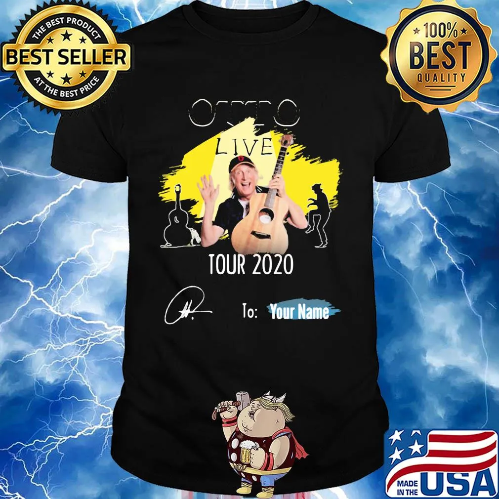 Otto flimm guitar live tour 2020 to your name signatures shirt