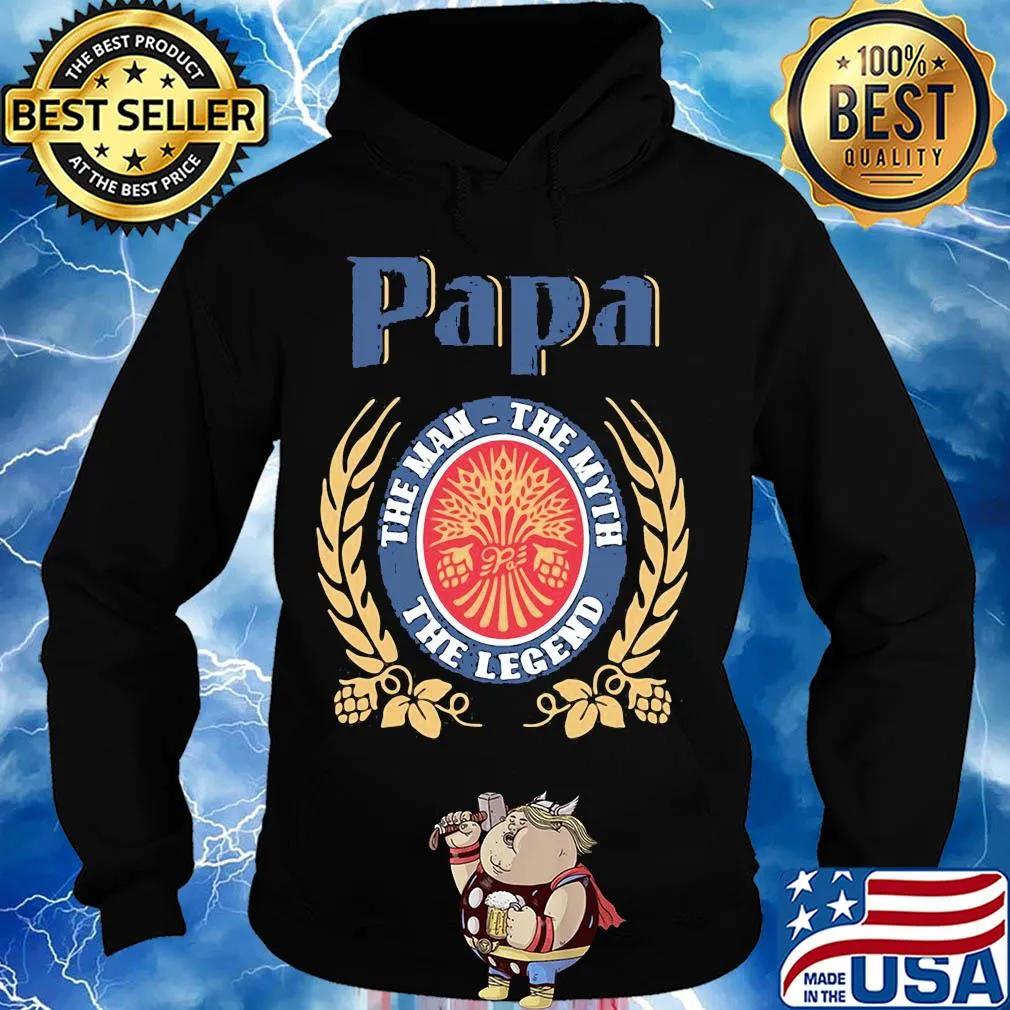 Papa the man the myth the legend logo s Hoodie
