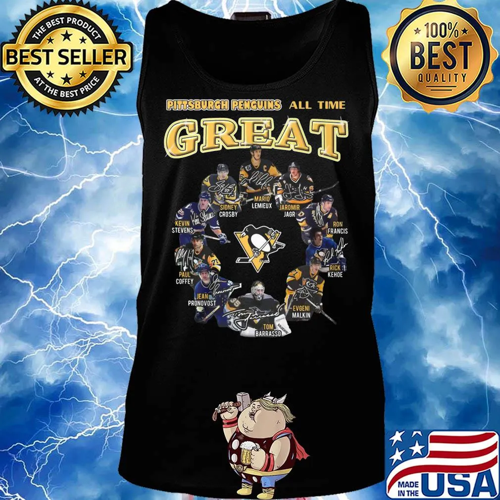 Pittsburgh penguins hockey all-time great signatures s Tank top