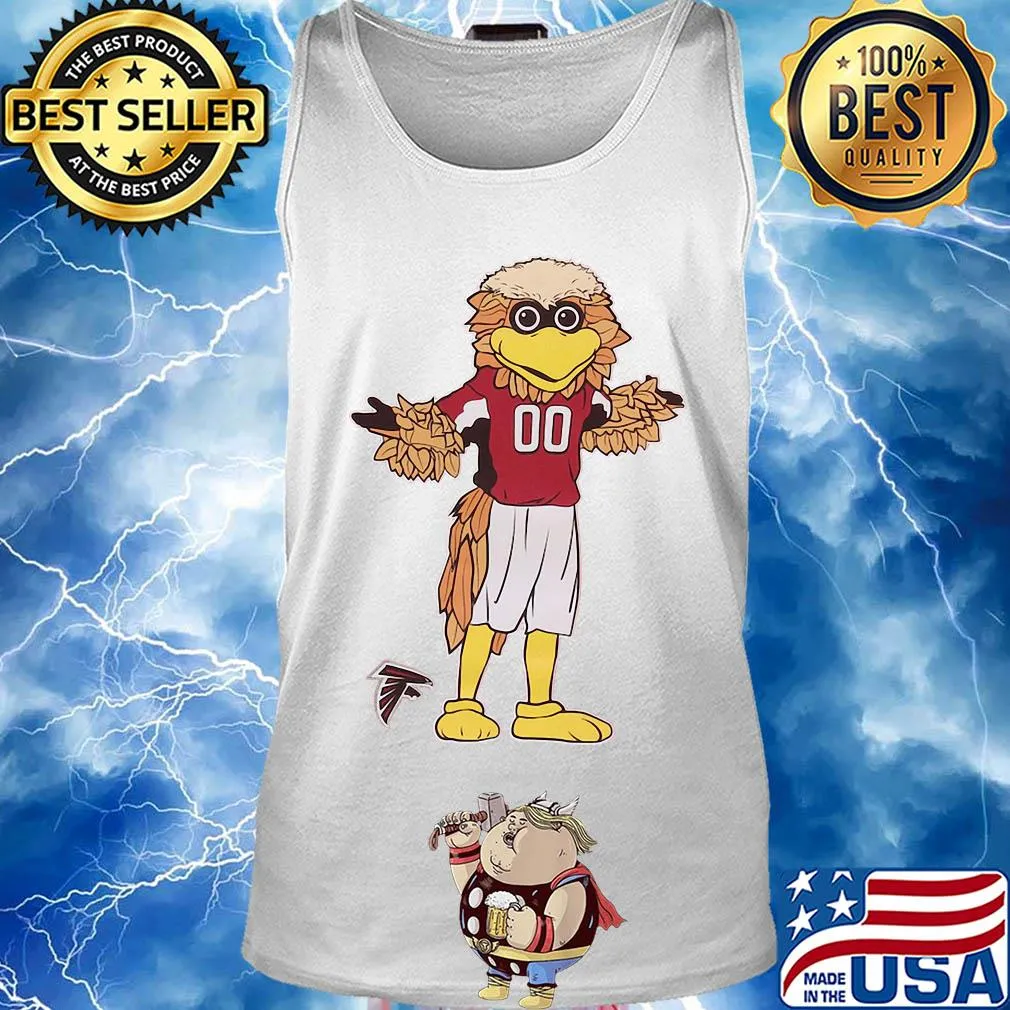 Preschool Atlanta Falcons Red Standing Mascot Shirt Tank top