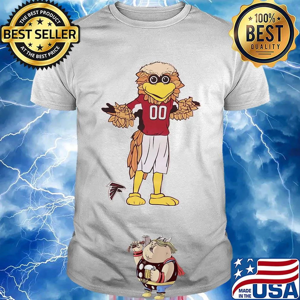 Preschool Atlanta Falcons Red Standing Mascot Shirt