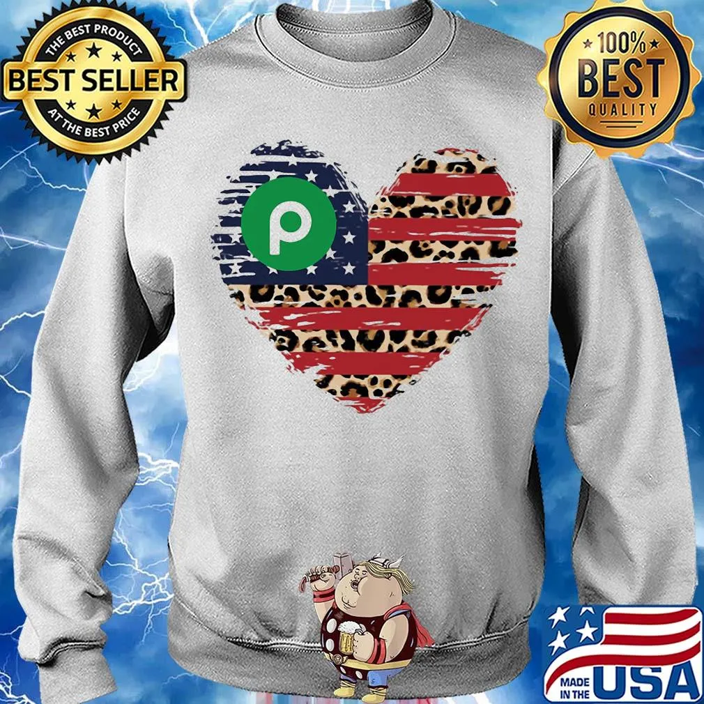 Publix heart American flag veteran Independence Day s Sweater
