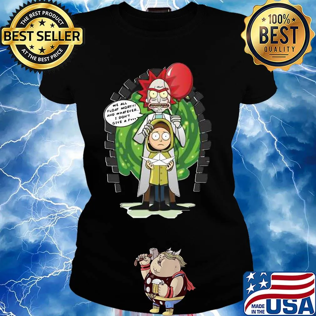 Rick and morty we all float morty and whatever i don’t give a fuck coronavirus s Ladies tee