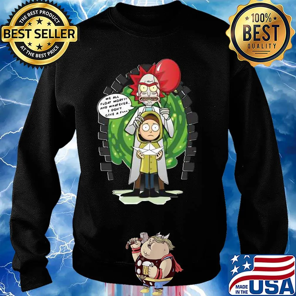 Rick and morty we all float morty and whatever i don’t give a fuck coronavirus s Sweater