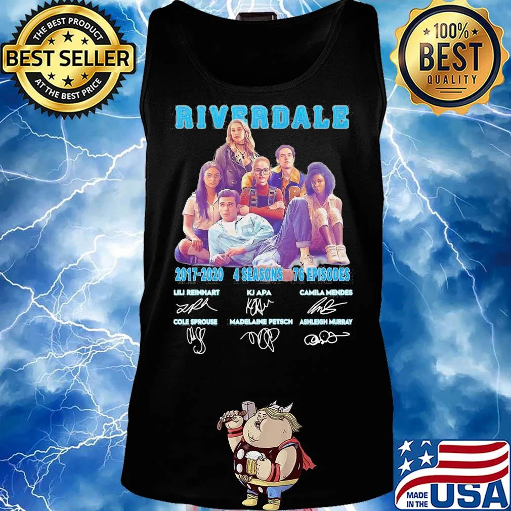 Riverdale 2017 2020 4 seasons 76 episodes signatures s Tank top