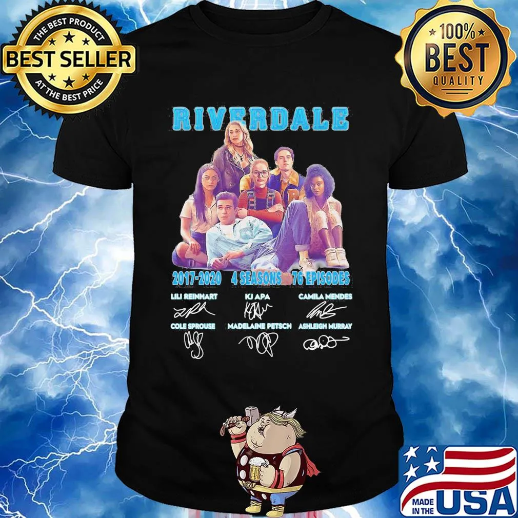 Riverdale 2017 2020 4 seasons 76 episodes signatures shirt