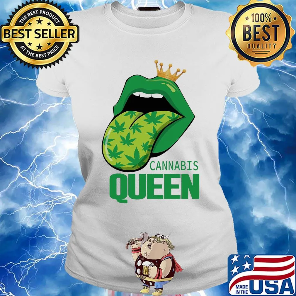 Rolling Stone Cannabis Queen Weed s Ladies tee