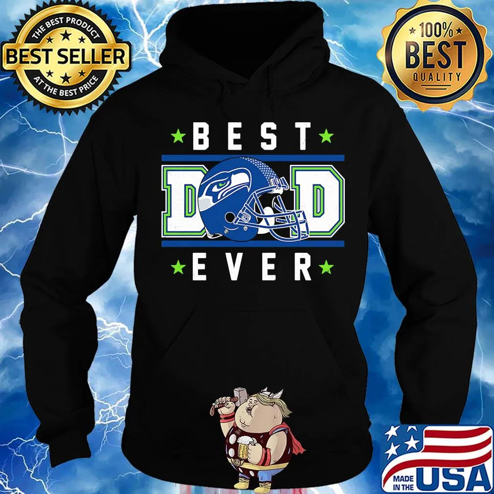 Seattle seahawks best dad ever happy father's day stars s Hoodie