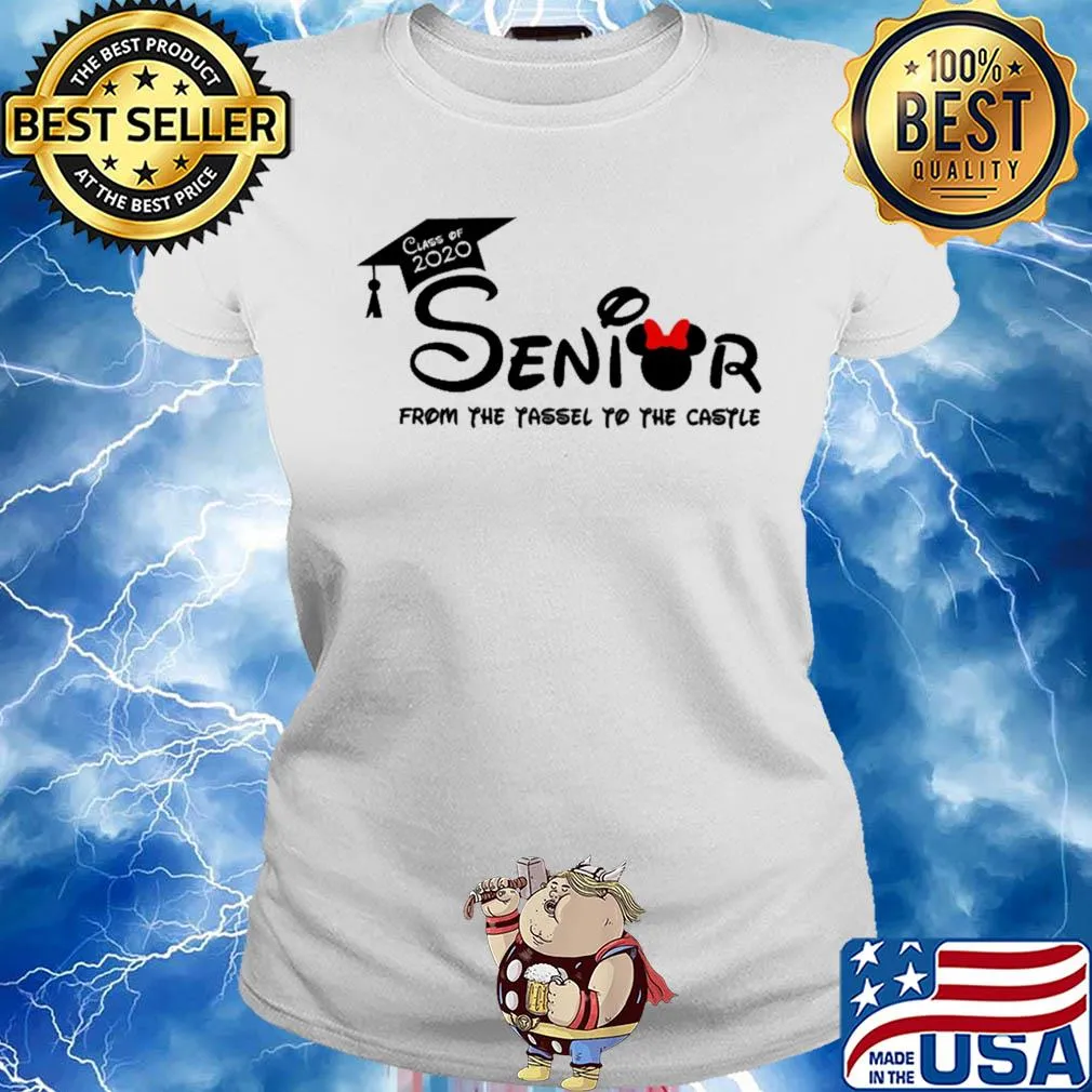 Senior from the tassel to the castle Mickey mouse class of 2020 s Ladies tee