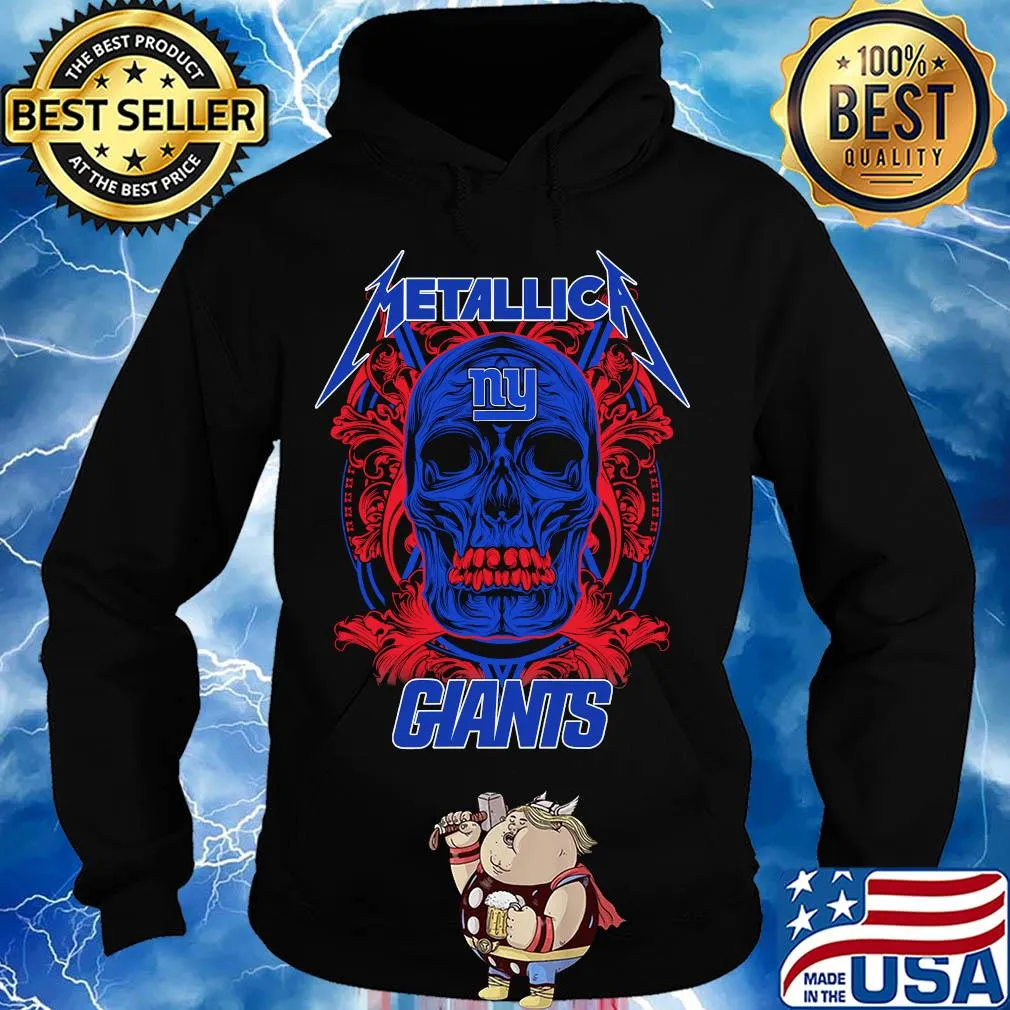 Skull metallica new york giants logo s Hoodie