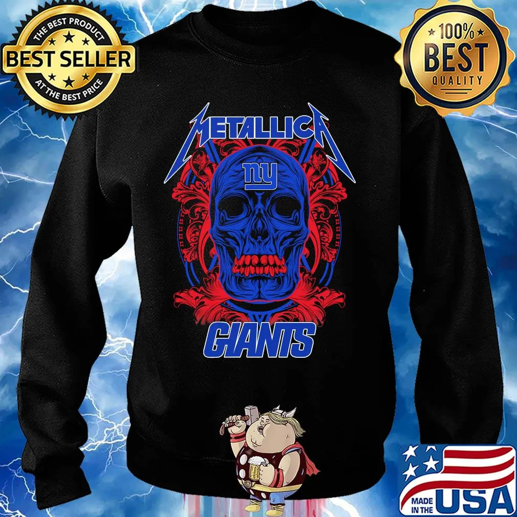 Skull metallica new york giants logo s Sweater
